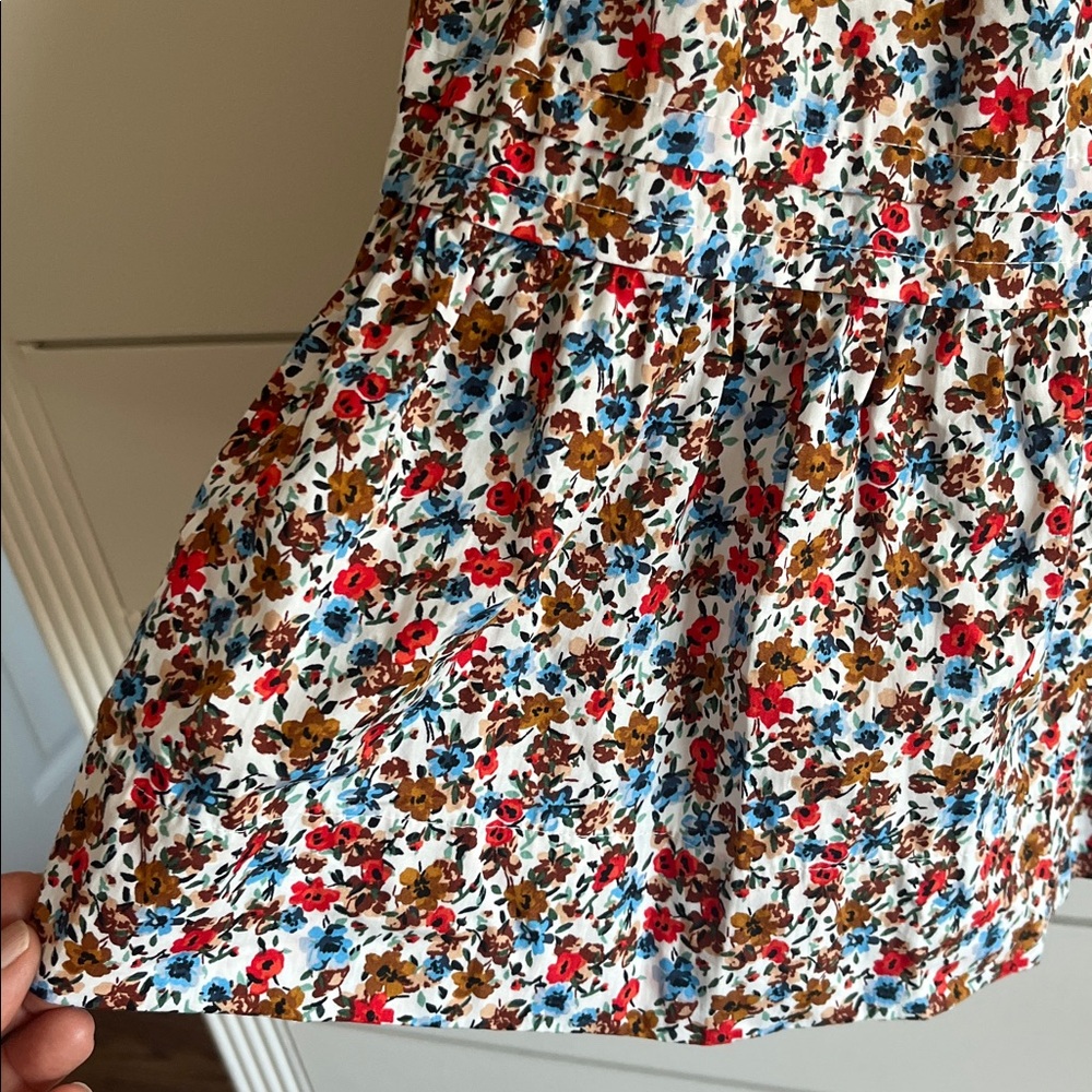 Anthropologie Multicolor Floral Mini Dress - Picture 7 of 10